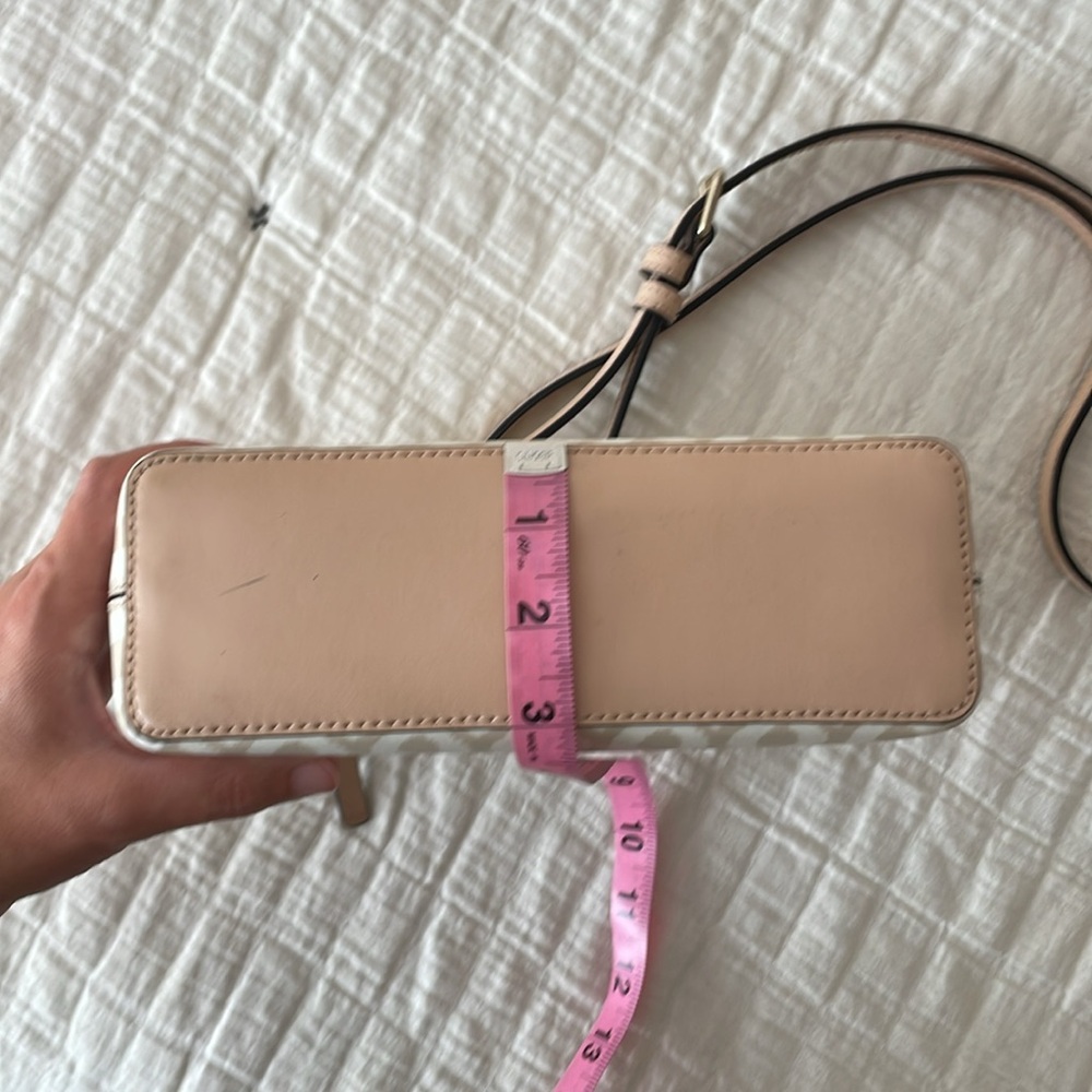 KATE SPADE New York Grove Street Millie Ikat Crossbody Bag in Cream / Cardamom - Picture 15 of 15